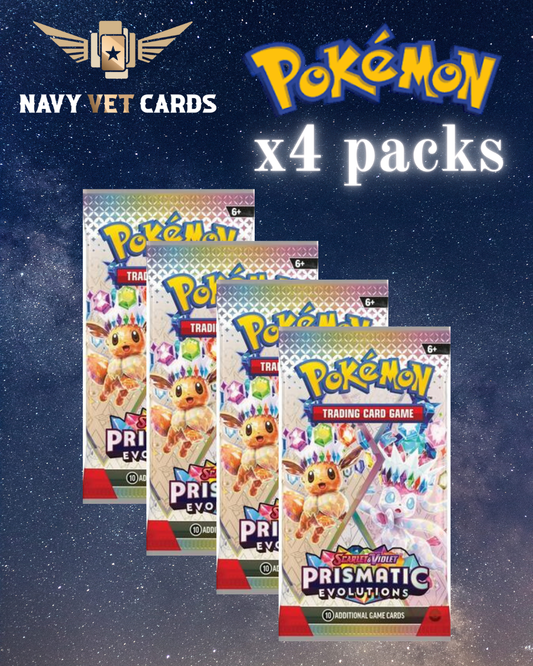 LIVE - 4x Prismatic Evolutions Booster Packs