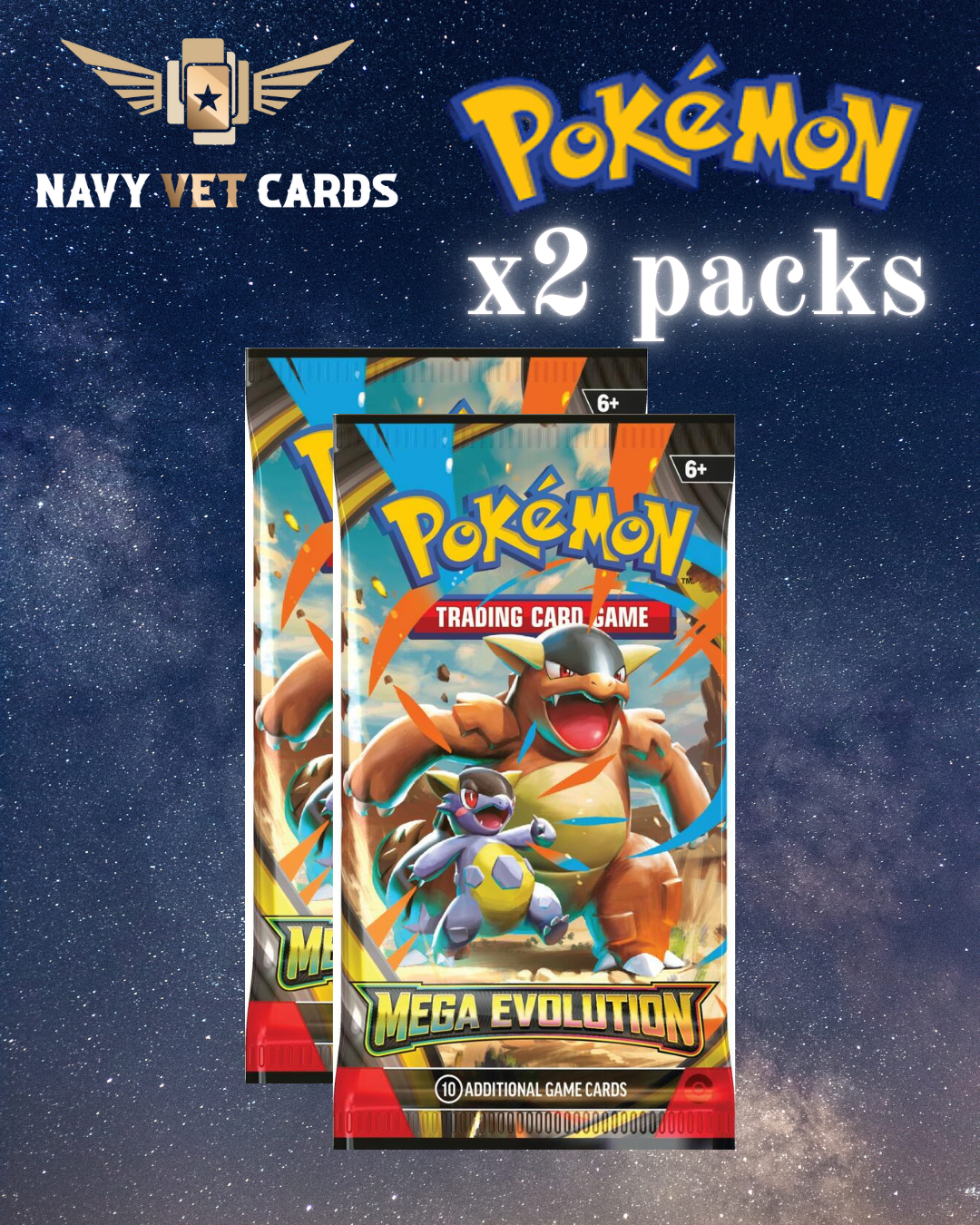 LIVE - 2x Mega Evolutions Booster Packs
